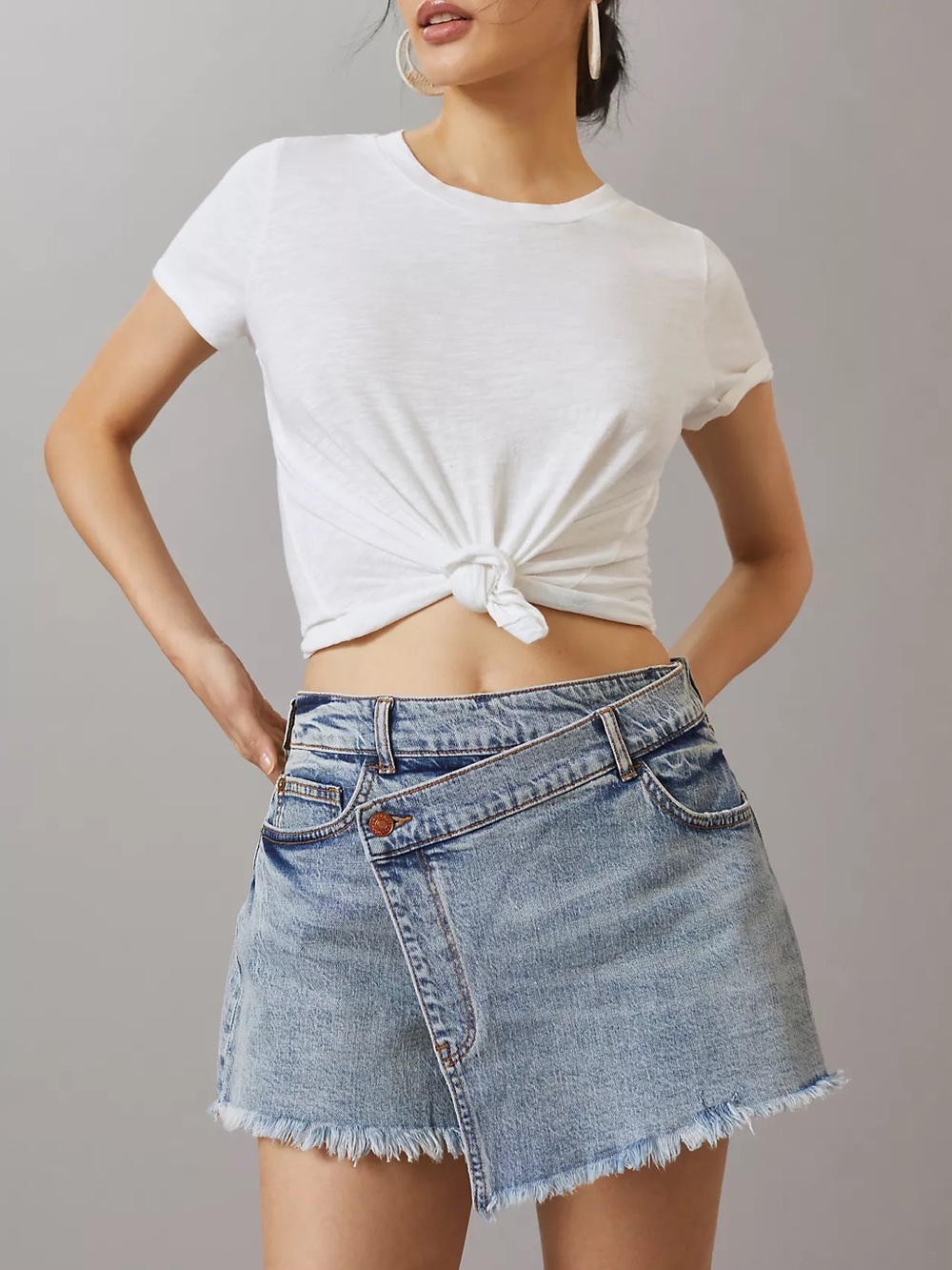 Anthropologie Pilcro Nood Zelus Denim Skort